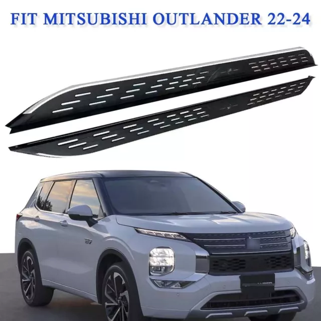 Fits for Mitsubishi Outlander 2022-2024 Side Step Pedal Running Board Nerf Bar