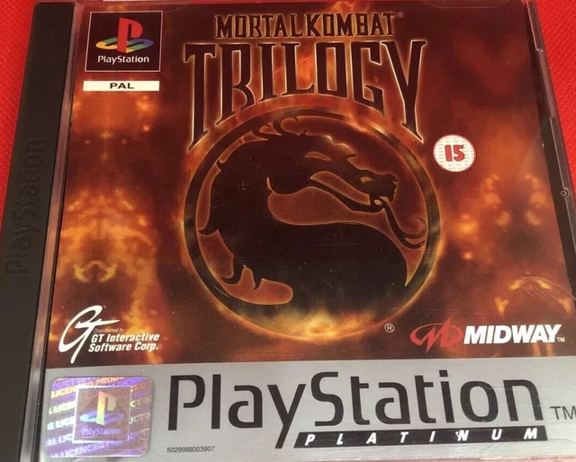 Mortal Kombat 4 Sur PS1 - Boîte + Notice, Sans Jeu (bon état)