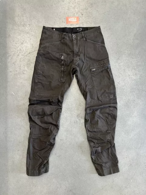 G-STAR RAW Powel 3D Tapered Trainer Coj Pants Men’s Size 32 Zip Pockets