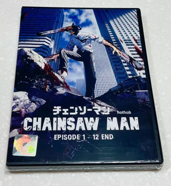 DVD Chainsaw Man Episodes 1 - 12 English Dubbed, Complete Series, FREE  SHIPPING