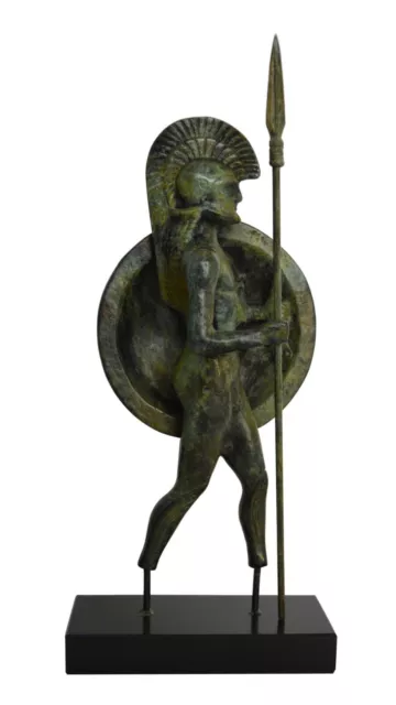 Ancient Greek Bronze Warrior Figurine - Homer iliad Trojan War - Museum Replica 3