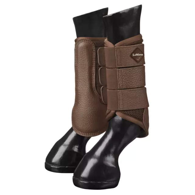 LeMieux Mesh Brushing Boots | Equestrian Equipment |  Brown