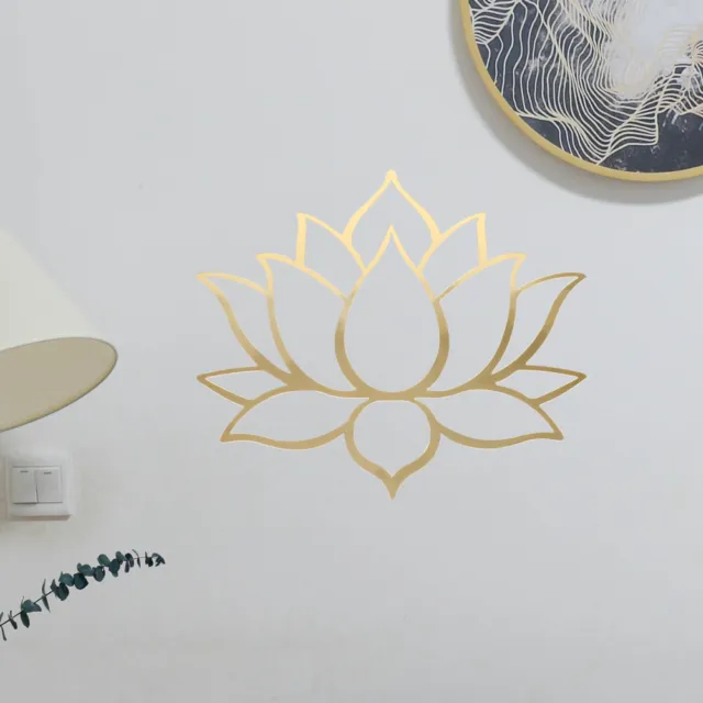 Autocollants Décoratifs Muraux Décoration Murale Fleur De Lotus Sticker Fond