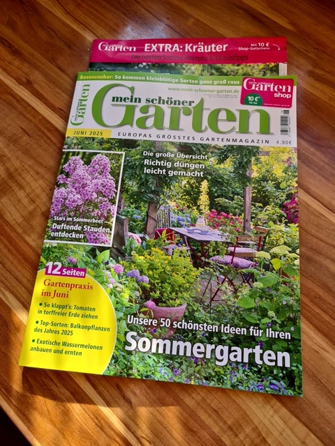 MEIN SCHÖNER GARTEN Ausgabe Juni 2025 Zeitschrift 6/2025 EUR 3,50