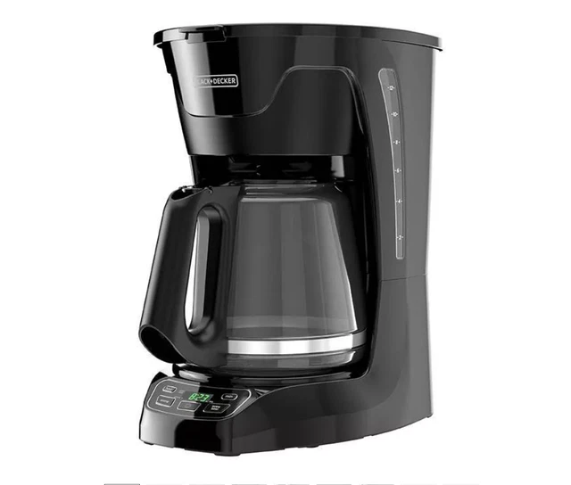 BLACK+DECKER 12 CUP Programmable Coffee Maker Black CM1110B 27.99