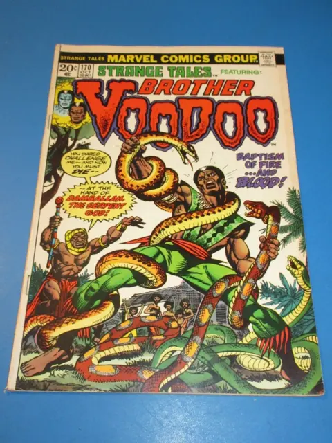 Strange Tales #170 Bronze age 2nd Brother Voodoo Fine Beauty Wow