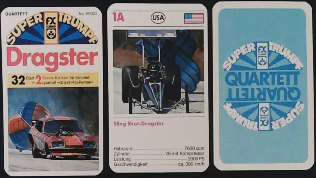 Quartett Dragster v. FX Nr. 59322 32+2