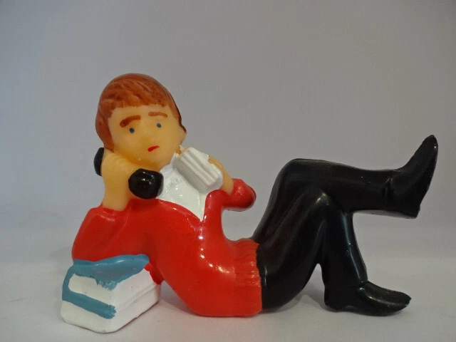 Altfigur / 60-70er Jahre / Büroangestellter telefoniert / Farbvariante 1