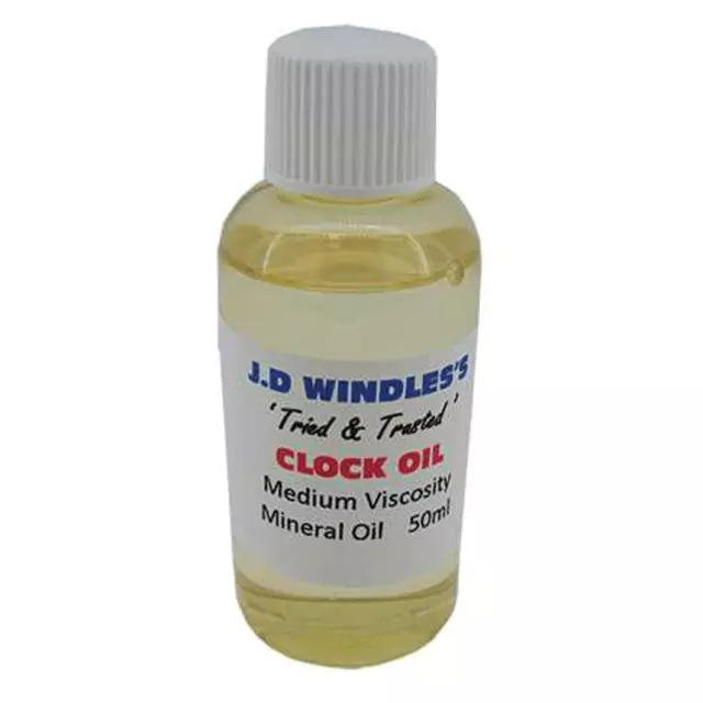 Windles Clock Oil Popular mineral clock oil for small to medium average clocks