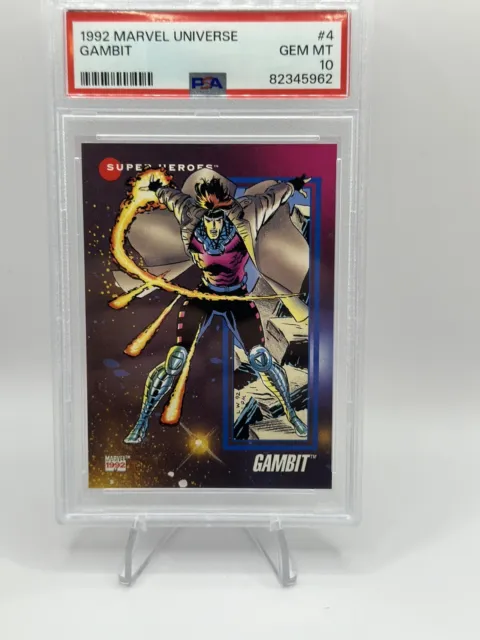 1992 Marvel Universe Series 3 Gambit #4 PSA 10