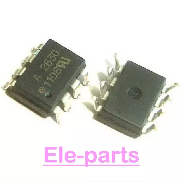 5 PCS HCPL-2630 SMD-8 HCPL2630 A2630 SOP-8 high Speed Logic Gate Optocoupler IC