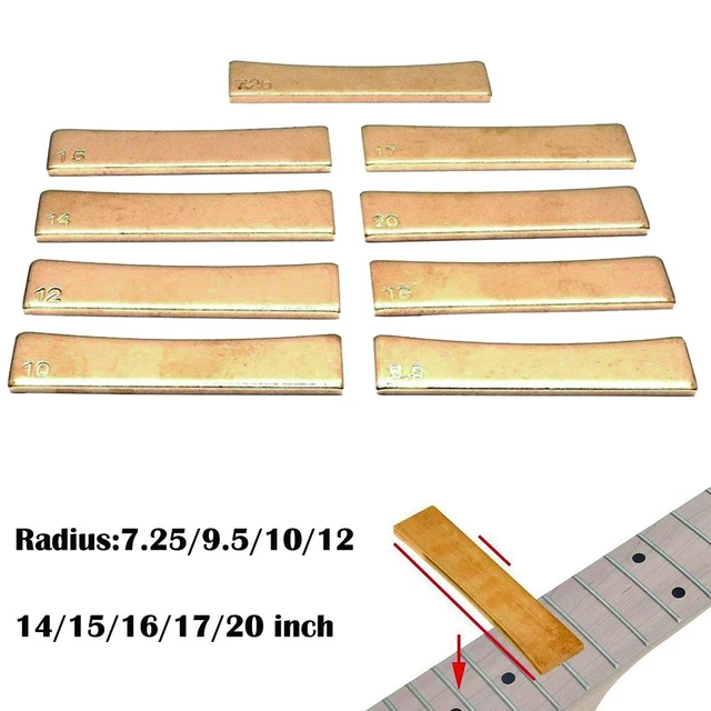 Frettez parfaitement votre guitare à l'aide d'outils de touche en laiton taille