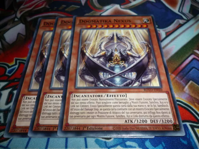 YU GI OH 3 x DOGMATIKA NEXUS – ROTD IT010 COMUNE - ITA