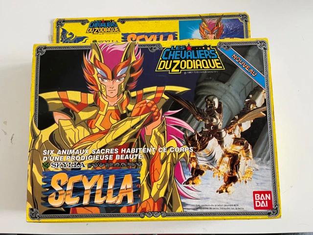 1988 SAINT SEIYA Vintage Chevalier Zodiaque SCYLLA Figurine bandai armure jambe