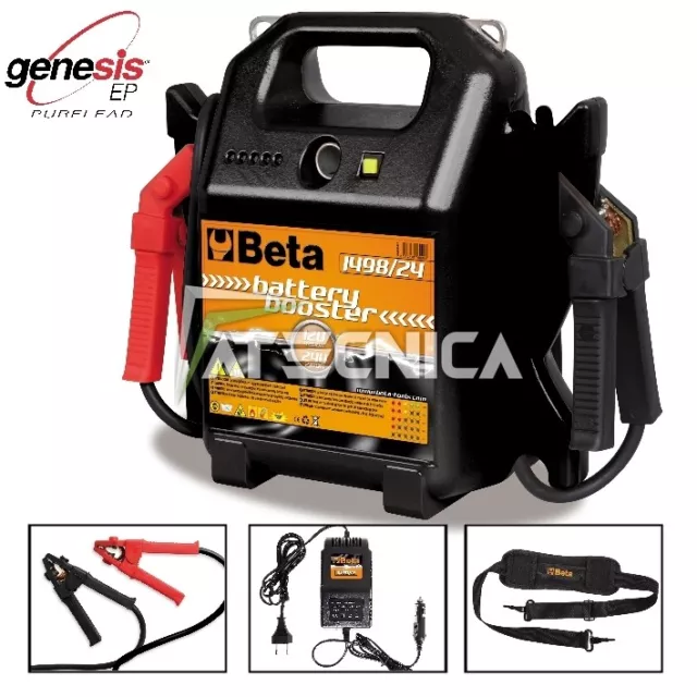 Avviatore caricabatterie booster Beta 1498/24 per batteria auto-furgoni 24V