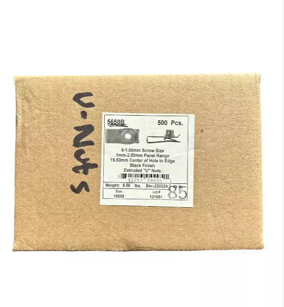 Set of 1000: Extruded U Nuts M6-1.0 Screw Size GM 11503715 11506099 USA SELLER