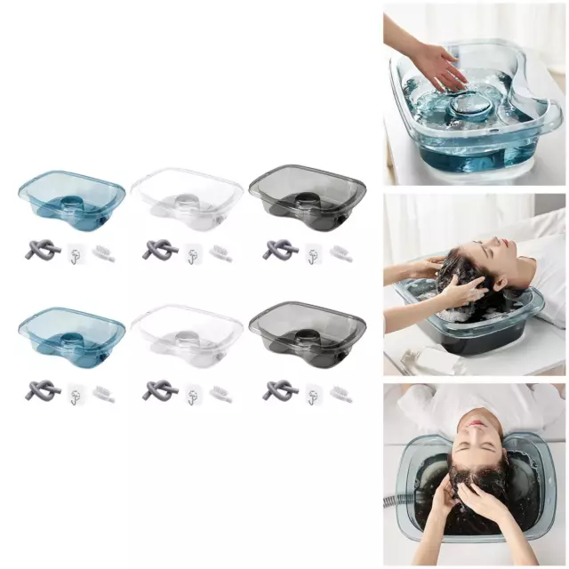 Hair Washing Basin Wash Tray Shampoo Basin Bathing Aid for Patient Bed Care