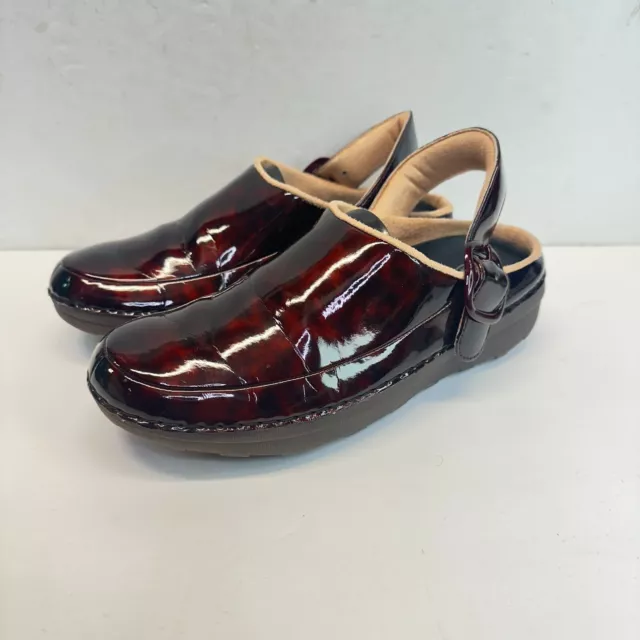 FITFLOP Womens Superloafer Tortoiseshell Chocolate Brown Turtle Clogs Shoes Sz 7