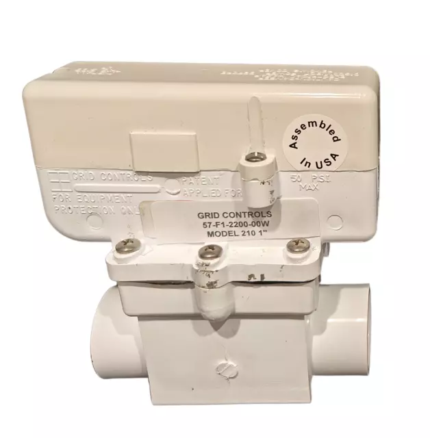 Grid Controls M210 1" 10A Flow Switch,  Water Flow Switch FOR PUMP Refurbished