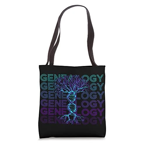Genealogy Dna Family History Ancestry Ancestor Retro Tote Bag