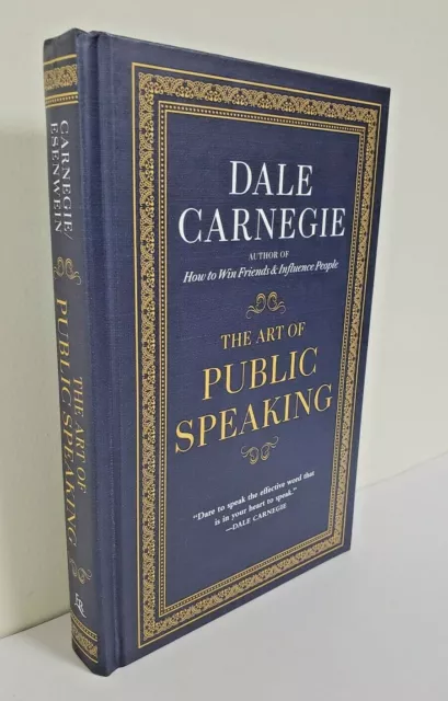 THE ART OF PUBLIC SPEAKING by Dale Carnegie Best Sellers Classic Hardcover NEW