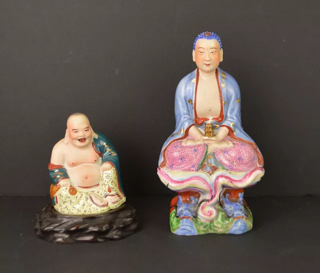 2 Chinese Porcelain Figures Republic Period