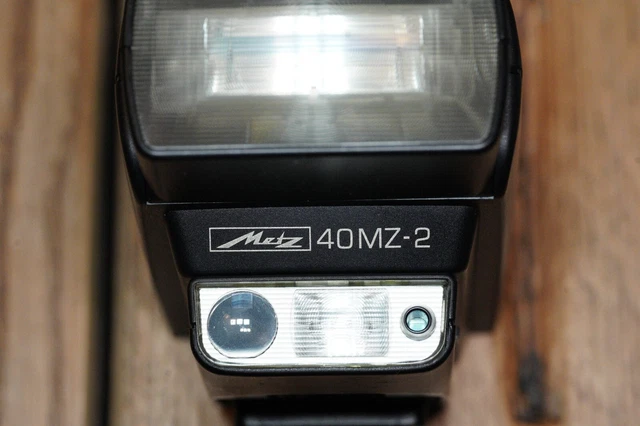 Metz Flash 40 MZ-2 With SCA 300 One Contact Adapter For Film Cameras. Tested. 2