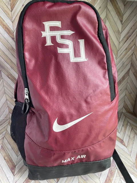 Nike Max Air FSU Florida State University Seminoles Backpack Book bag Vintage