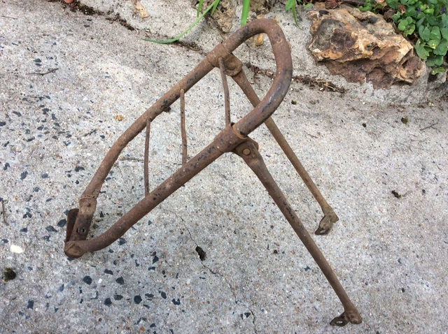Porte-bagages Ancien Pour Vélo Cycle - Pièce Détachée Vintage - Vélo Rétro