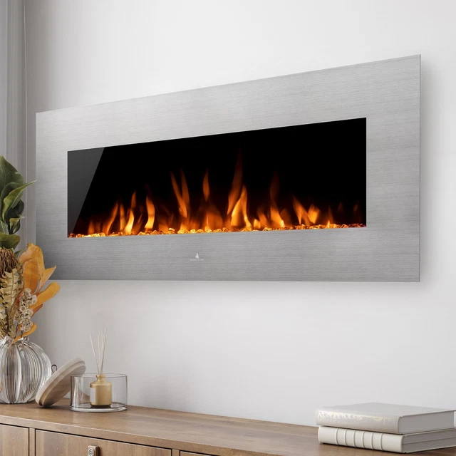 Noble Flame VEGAS Hifi - Elektrokamin Wandkamin mit Elektroeinsatz Heizung Ambi