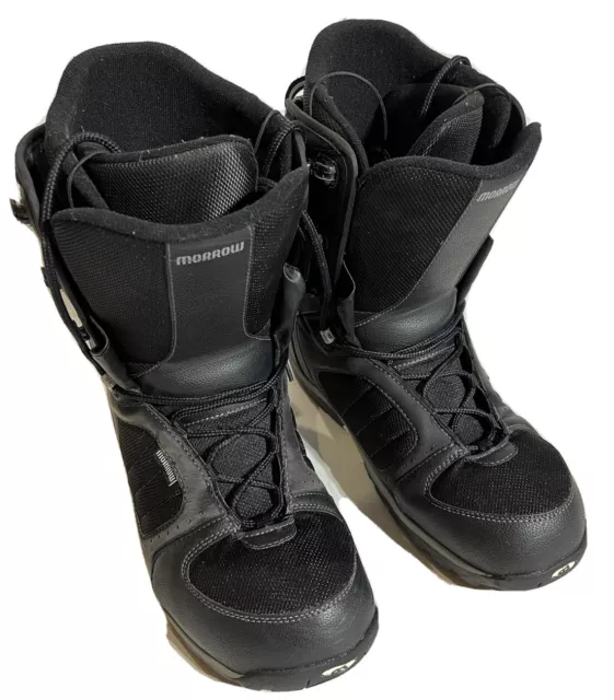 Morrow Snowboard Boots Men’s US Size 13 - EUR 48 Great Used Condition BLACK