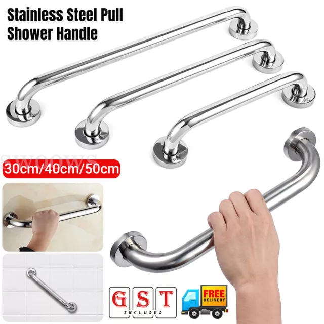 Safety Rail Wall Grab Bar Stainless Steel Pull Shower Handle Bathroom Handrail