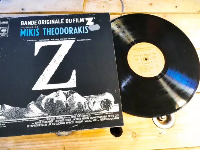 Mikis Theodorakis Z Bof Lp 33T Vinyle Ex Cover Ex Original 1969