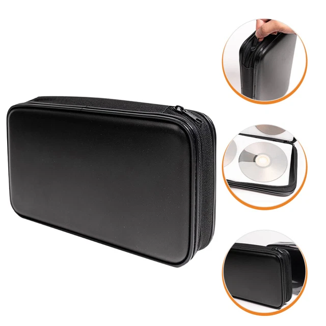 80 Pcs CD Case Case Wallet Case Logic Square Storage Box Travel