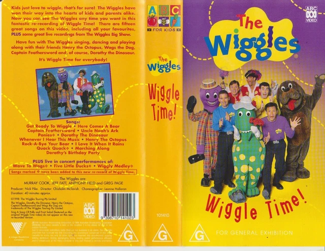 Wiggle Time *THE WIGGLES - Wiggle Time* 1998 Original VHS Anthony, Jeff, Greg ...
