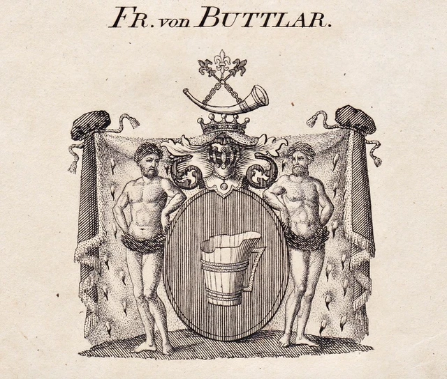 BUTTLAR ARMOIRIES COAT Of Arms Genealogie H raldique Heraldry Gravure BUTTLAR ARMOIRIES COAT Of Arms Genealogie H raldique Heraldry Gravure