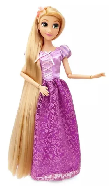 Principesse Scintillanti Disney Rapunzel Con Spazzola - Bambola Snodabile 3