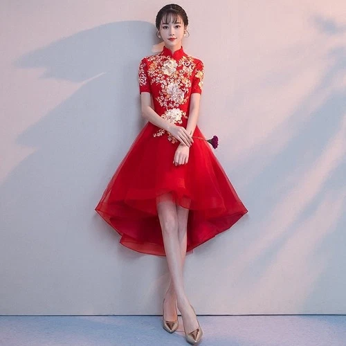 2025 Vietnam Traditional Dress Aodai Chinese Fairy Qipao National Flower Print Improved Cheongsam Oriental Folk A-Line Dress main image 1