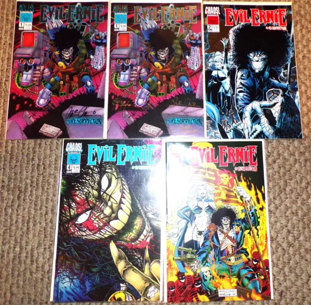 Evil Ernie: The Resurrection #1-4 (1993, Chaos Comics) NM/ NM+ conditions