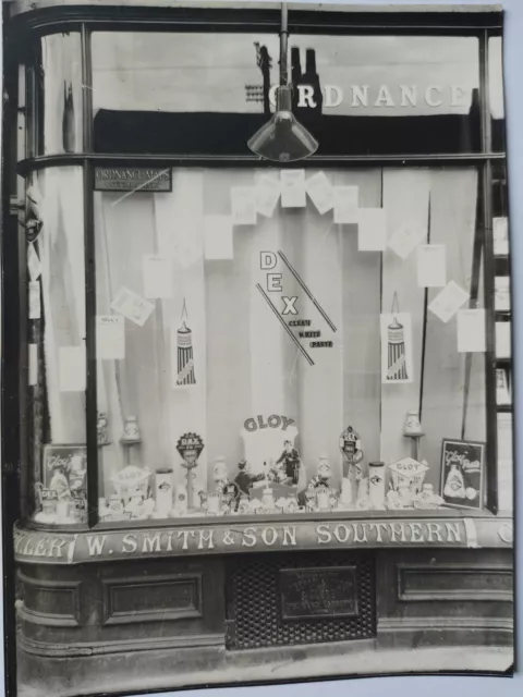 1940s Store Front Photo, Ordnance Map, Dex, Gloy