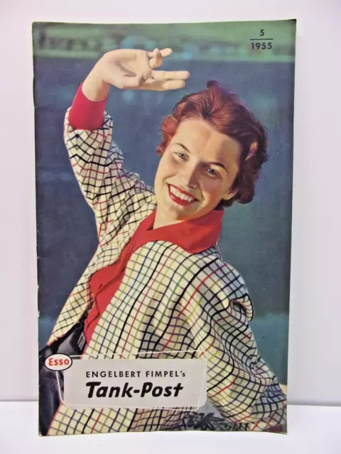 ORIGINAL Heft - Esso - Tankpost - 1955  - Heft  Automobil - TANKSTELLE