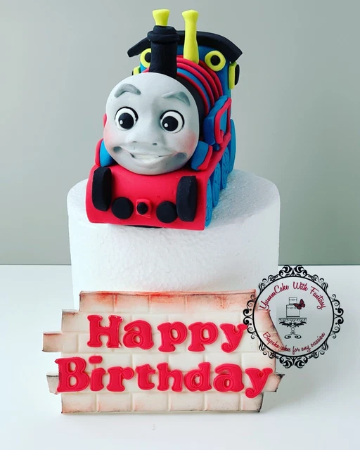 Topper Torta Di Compleanno Commestibile Thomas The Tank - Foto 2