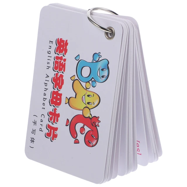 88 Schede Flash Alfabeto Per Bambini, ABC Cibo Animali, Colori Forme, Apprendimento Prescolare