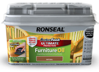 Aceite de madera para muebles de teca acabado perfecto Ronseal, 750 ml