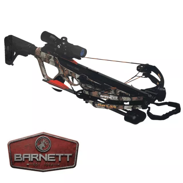 New 2022 Barnett DRT 370 XP 370 FPS Camo Crossbow Package 176729