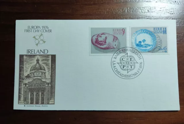 Sobres Primer Dia  Fdc Irlanda 1976. Europa Cept.