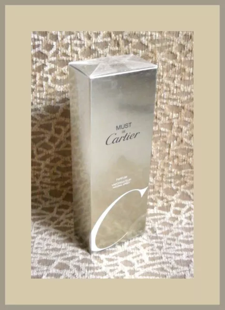 MUST DE Cartier MISB PARFUM 25ml ( 0.85 fl oz ) spray Made in France Vintage