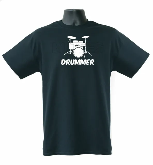 T-shirt canotta gilet canotta Drummer's Drummer's Drummer's Uomo donna bambini S-XXL