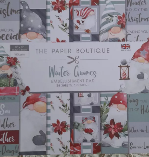 Winter Gnomes The Paper Boutique. Papierverzierungspad