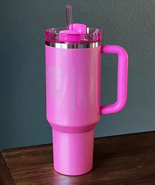SHIPS NOW 🚚💨 2024 Starbucks x Stanley Cup Holiday Tumbler 40 oz Pink